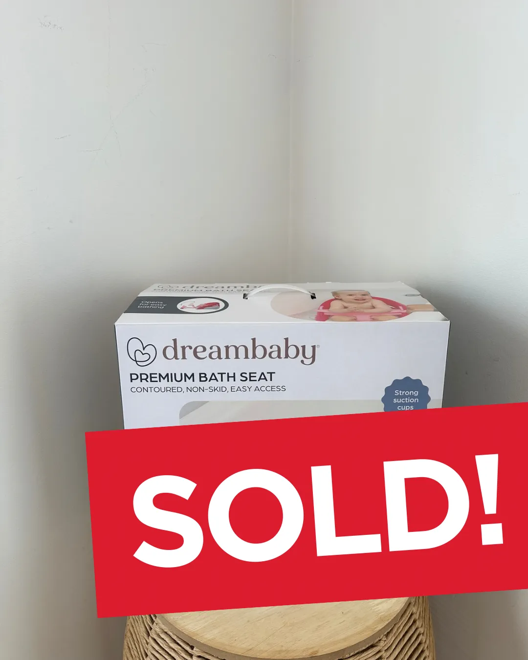 Dreambaby Bath Seat – Pink