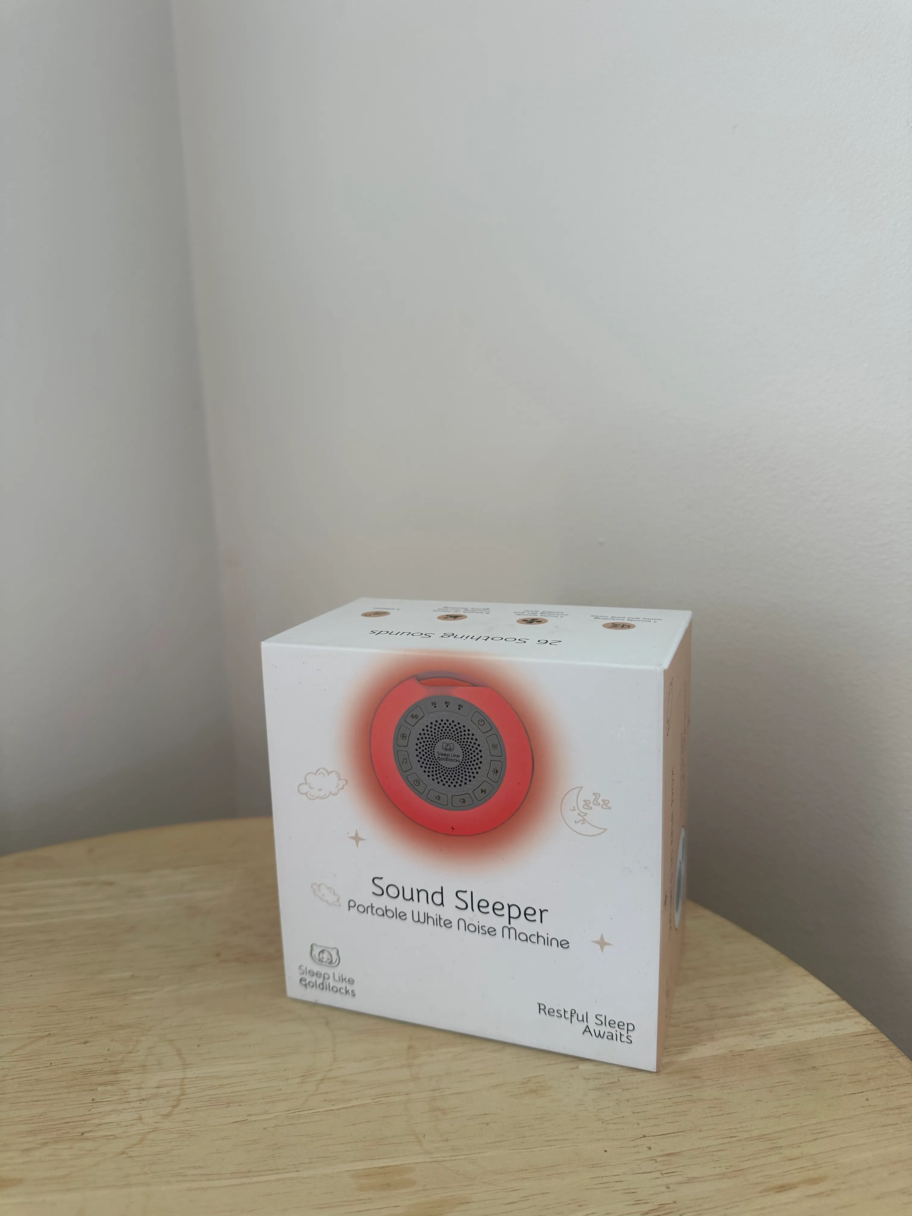 Sound Sleeper Portable White Noise and Night Light