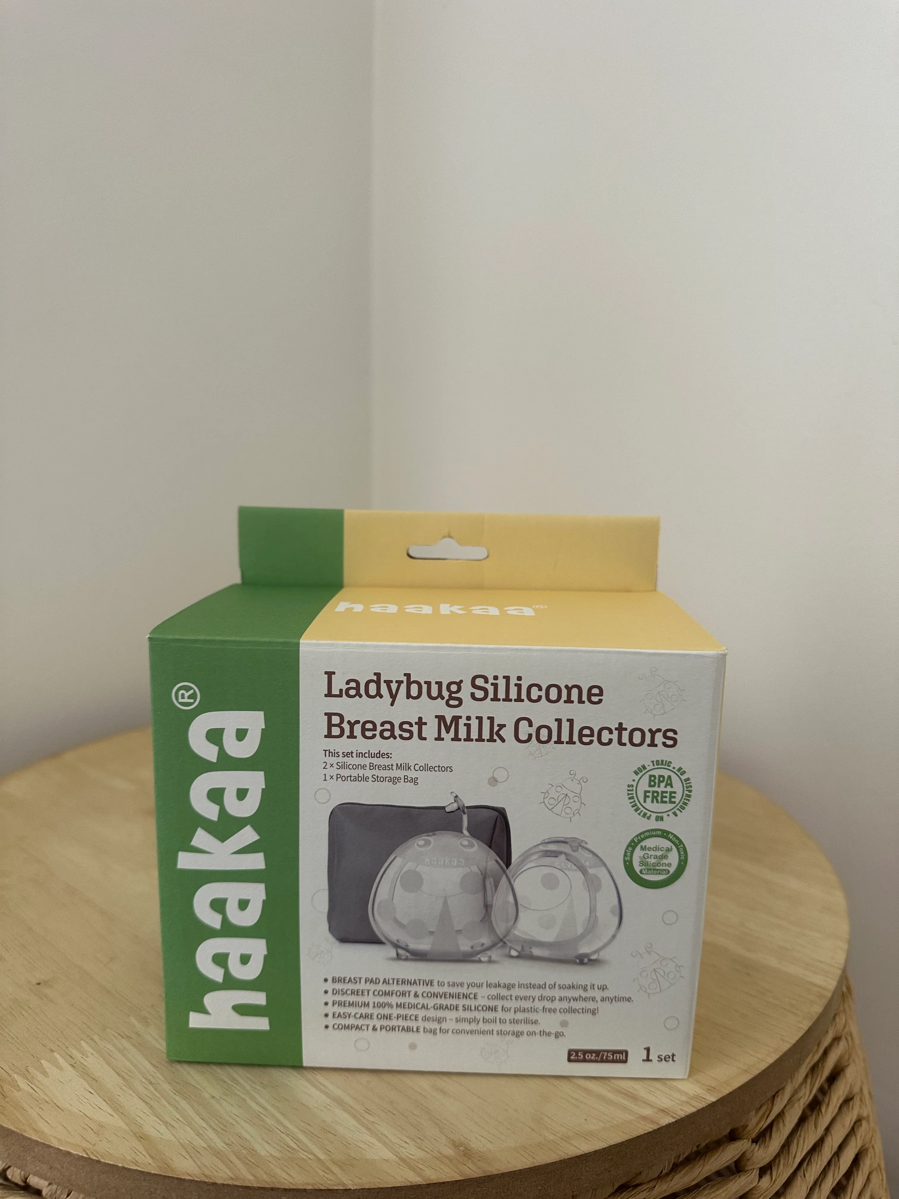 Haakaa Ladybug Silicone Breast Milk Collectors – 2 Pack