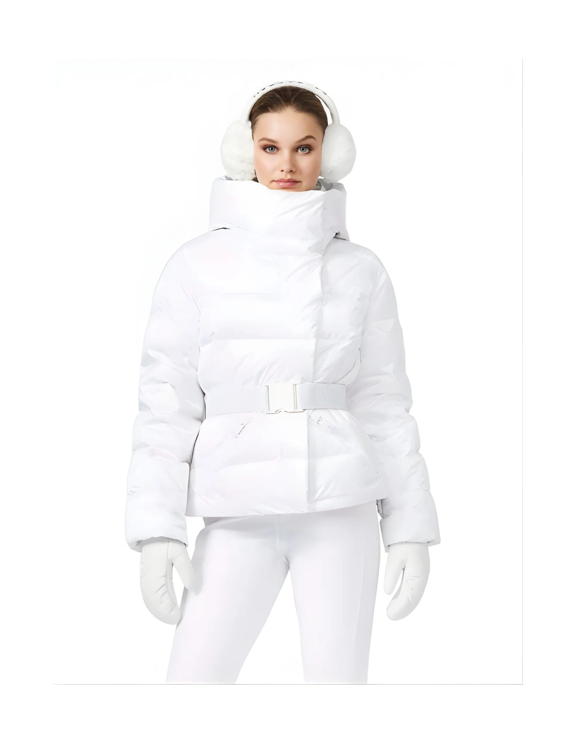 GOLDBERGH <br> WHITE BEA SKI JACKET SIZE 8 <br> RRP $1500