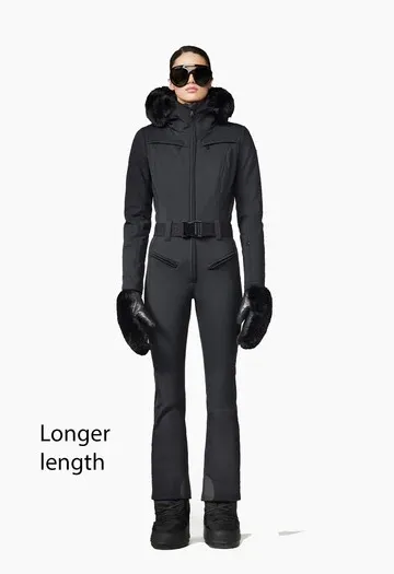 GOLDBERGH <br> BLACK PARRY SKI SUIT BLACK 6 and 8  <br> RRP $2200