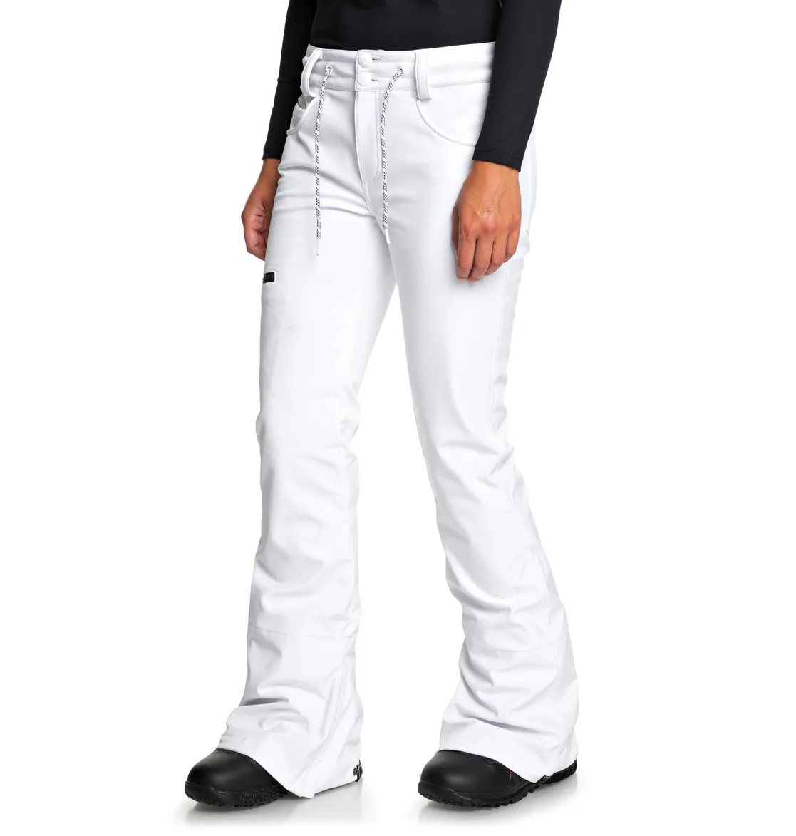 DC VIVA - SOFTSHELL SNOWBOARD PANTS WHITE - Size M