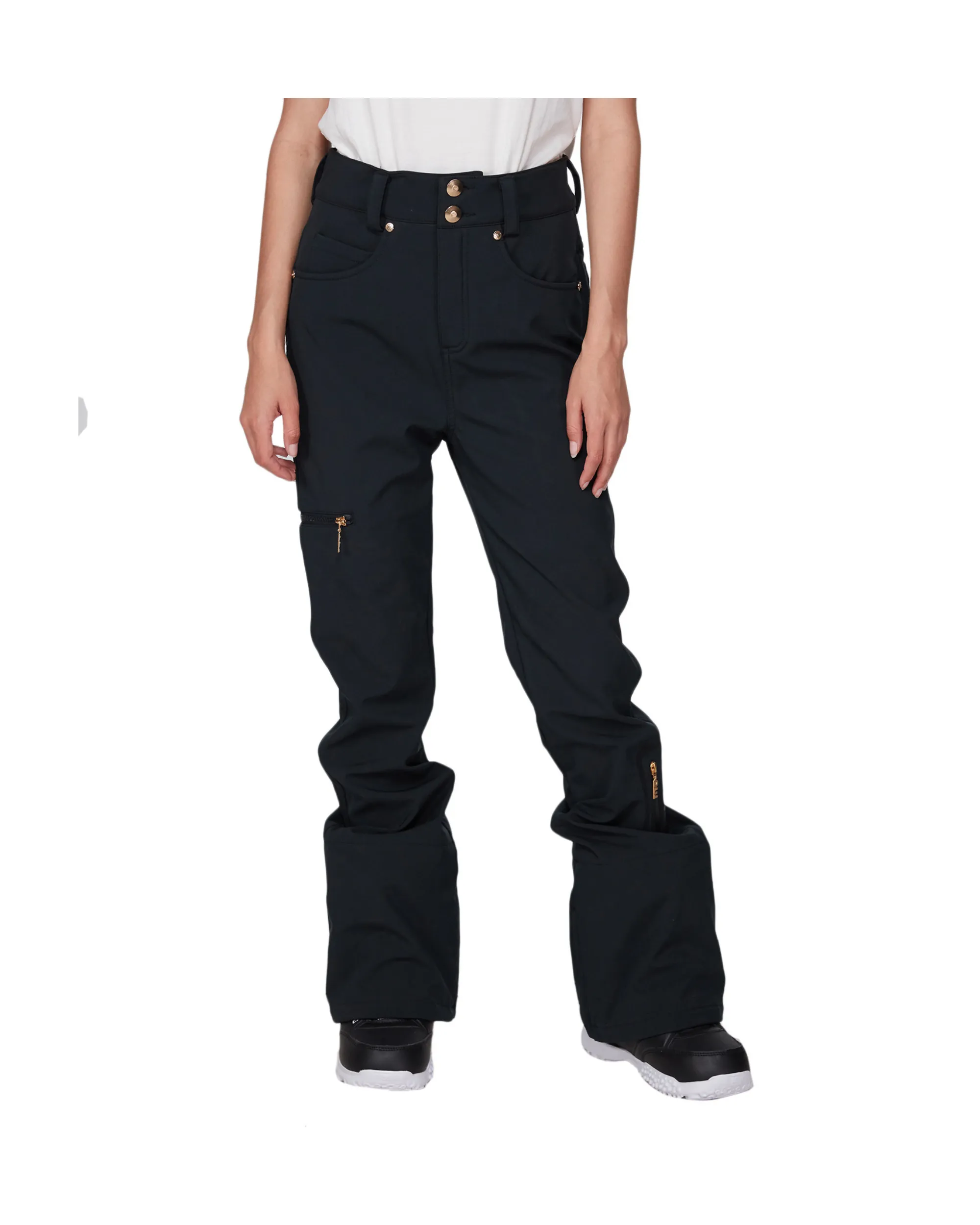 PE NATION <br> Softshell Snow Pant Black Size L <br> RRP $800