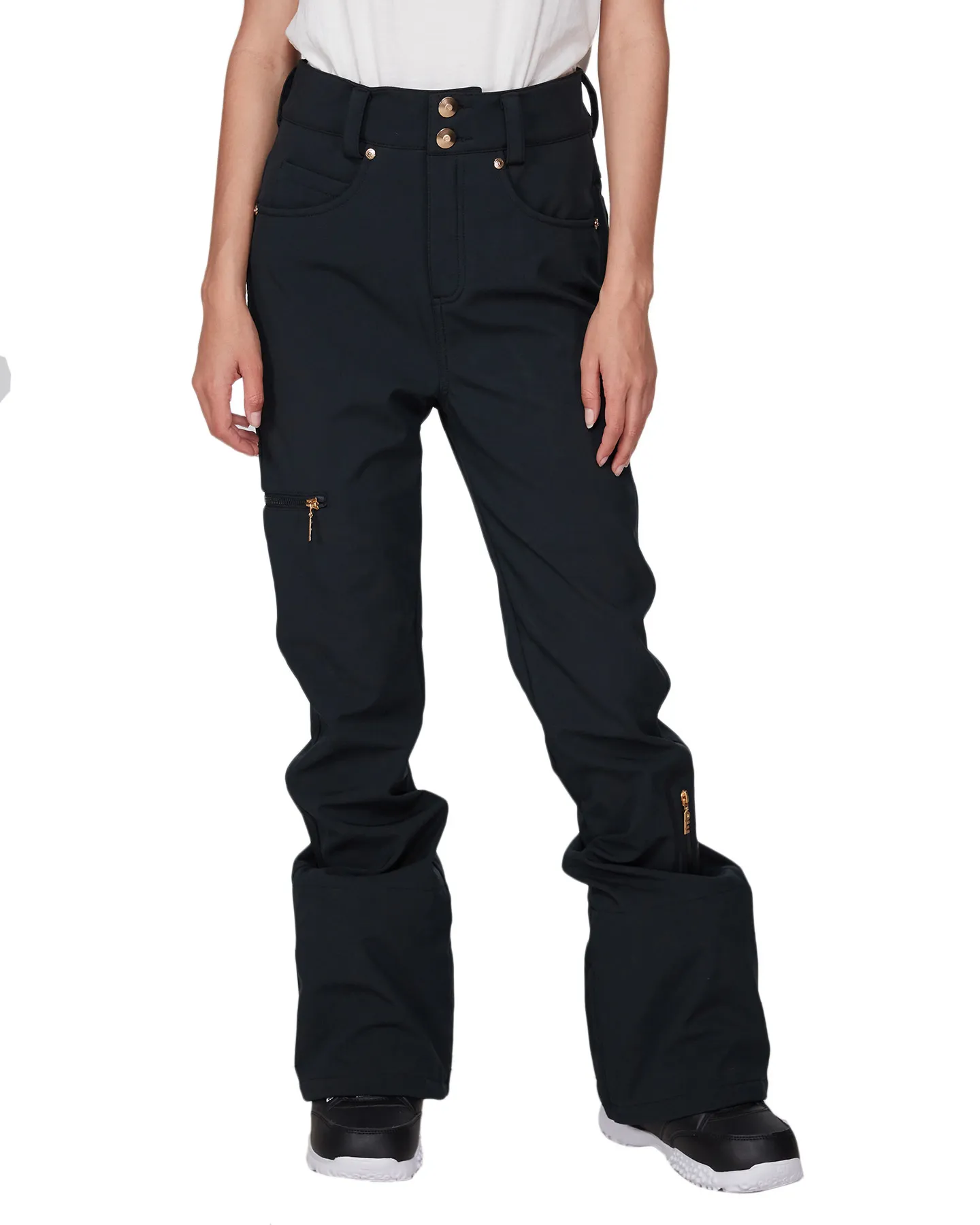 PE NATION <br> Softshell Snow Pant Black Size L <br> RRP $800