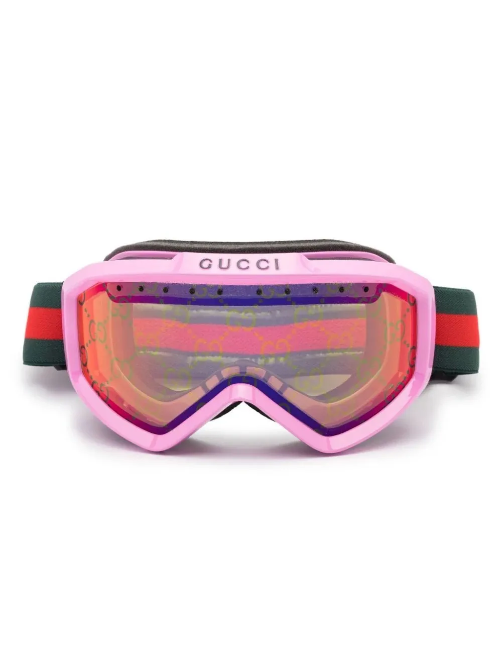 GUCCI <br> Eyewear logo-print ski goggles <br> RRP $ 1,384