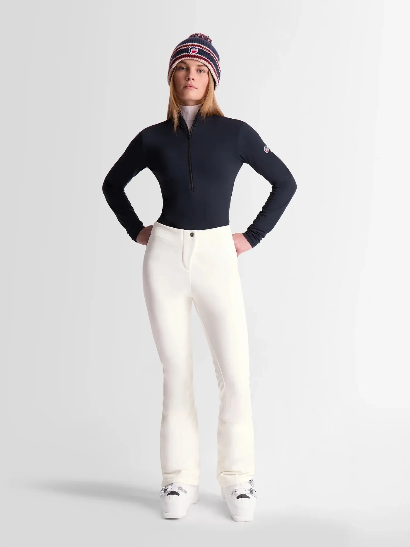 FUSALP <br> WHITE TIPI SKI PANTS 8 <br> RRP $1250