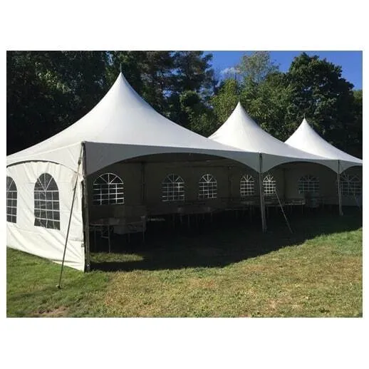 (20X60 HIGH PEAK) 120-150 DINNER SEATING / 210 CATHERDRAL / 240 COCKTAIL 