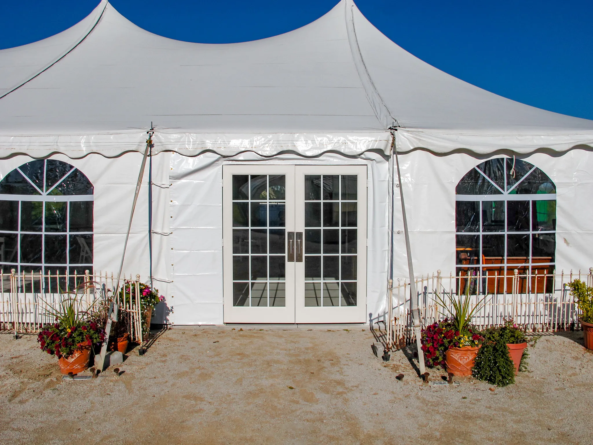 TENT FRENCH DOORS
