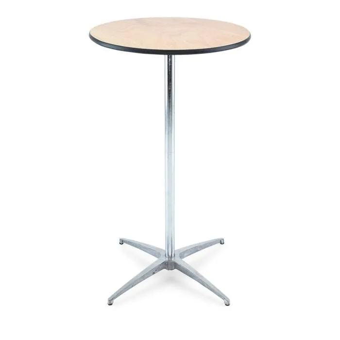30 INCH ROUND 42 INCH HEIGH COCKTAIL TABLE 
