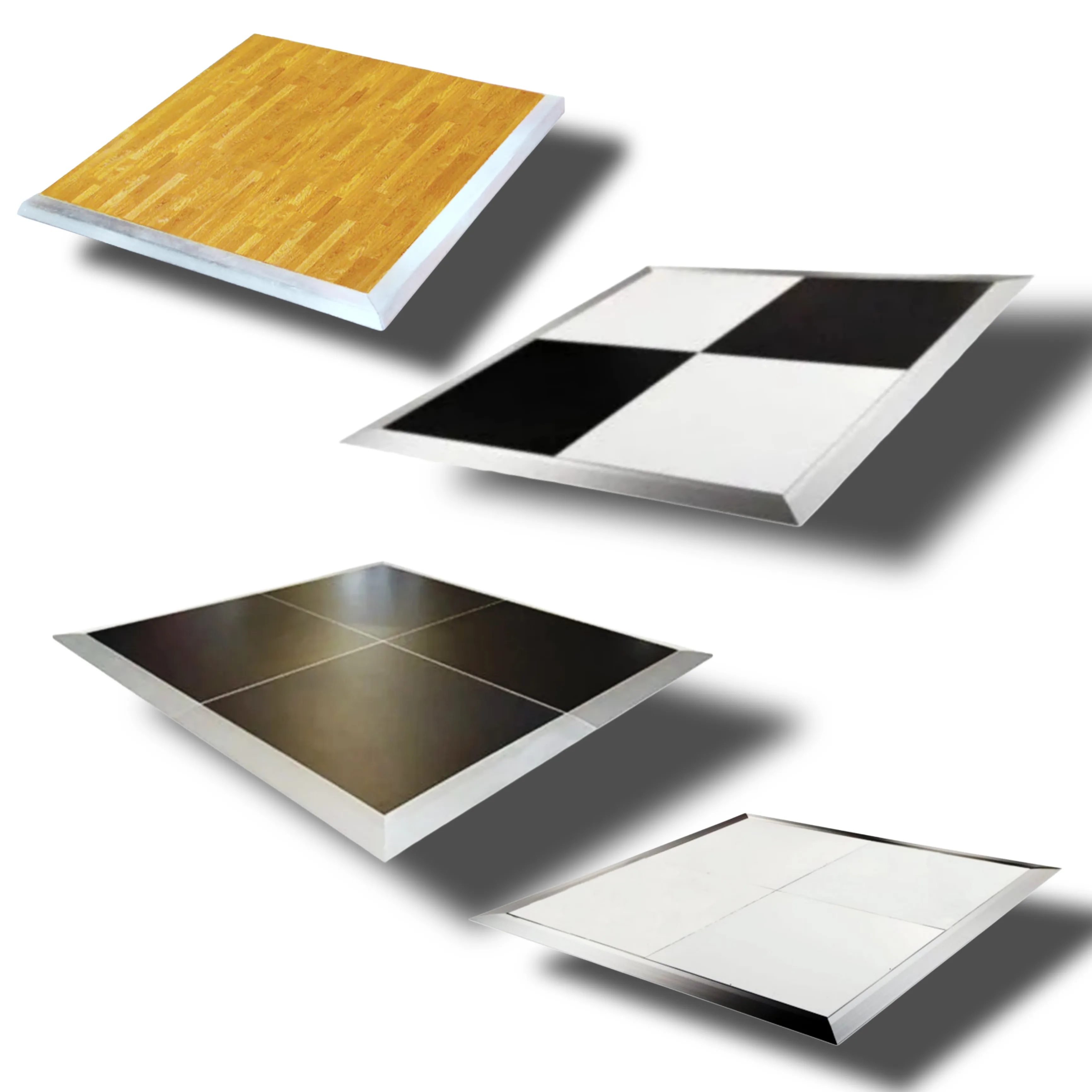 OUTDOOR / INDOOR DANCE FLOOR / ADDITIONAL SUBFLOOR MAY BE NEEDED IS SURFACE ISN'T LEVEL