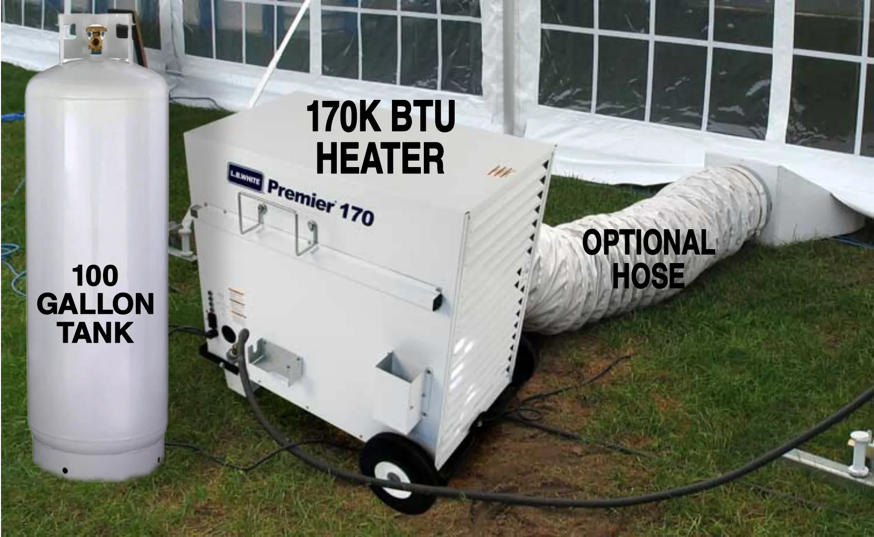 Tent Heater (80,000-170,000 BTU) Options