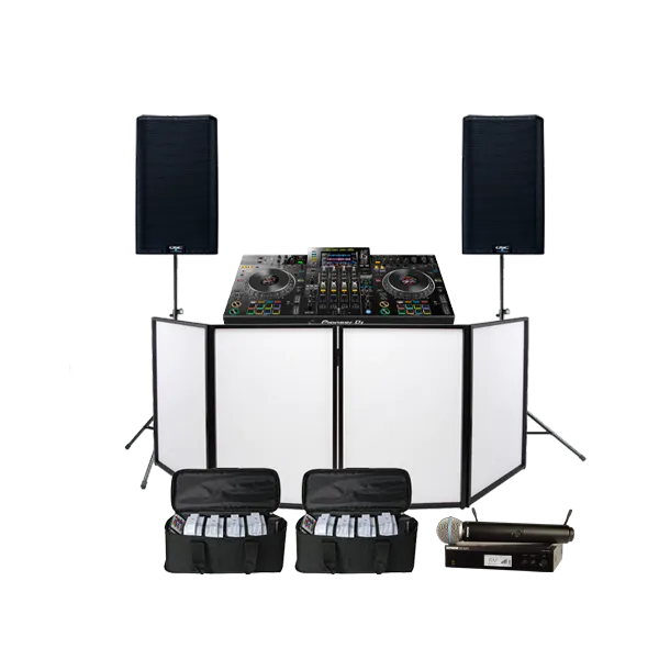 Budget DJ + Mics + Lighting Package 