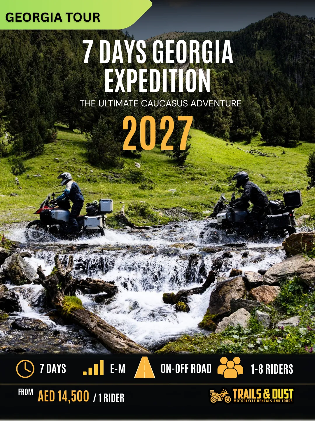 Georgia Motorcycle Tour 2027 – BMW Caucasus Expedition
