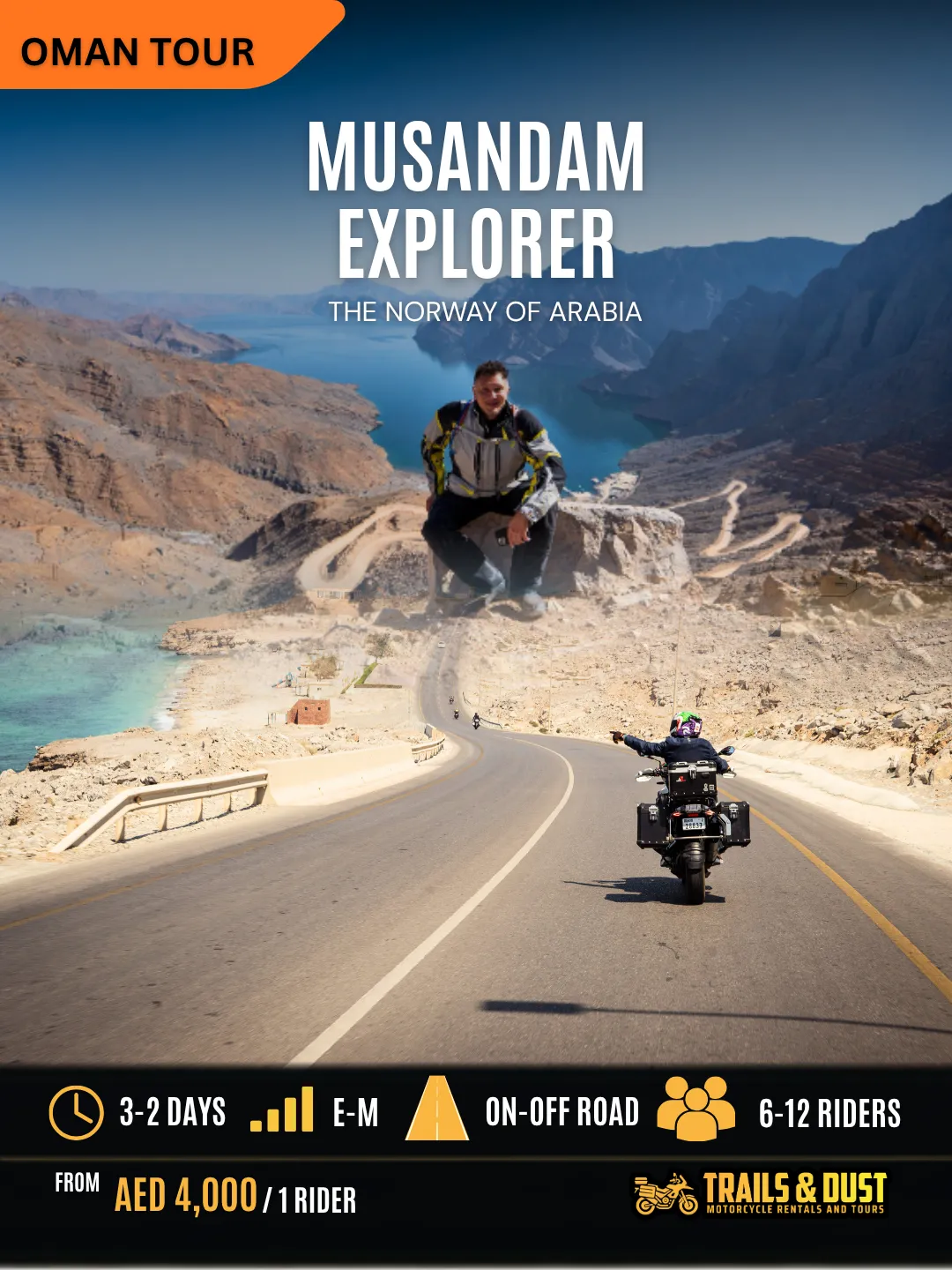 Musandam Motorycle Tour 2 Days (1 Night)