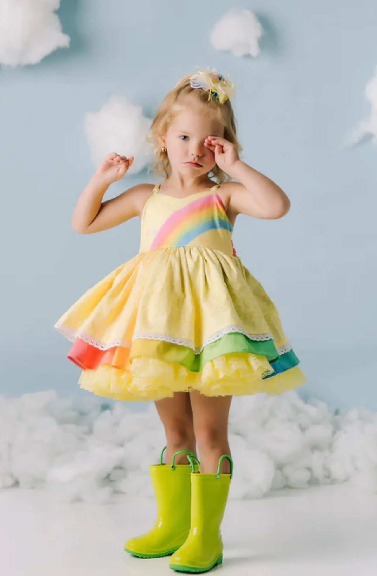4t Rainbow Dress