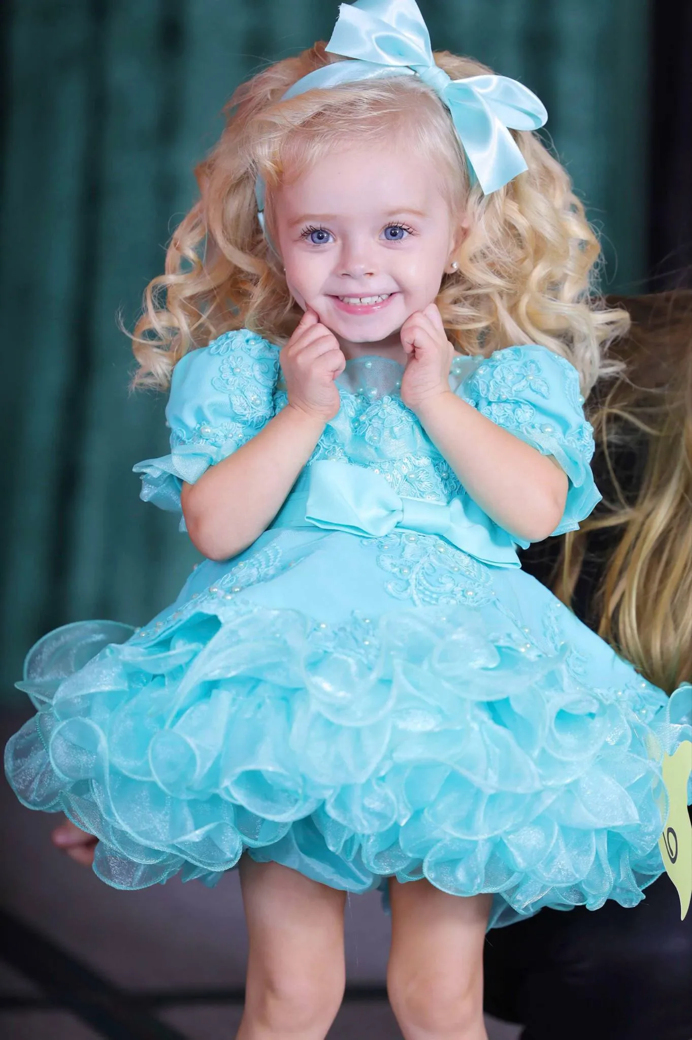 AM- Connie Hobson Natural Mint blue dress 6/18 