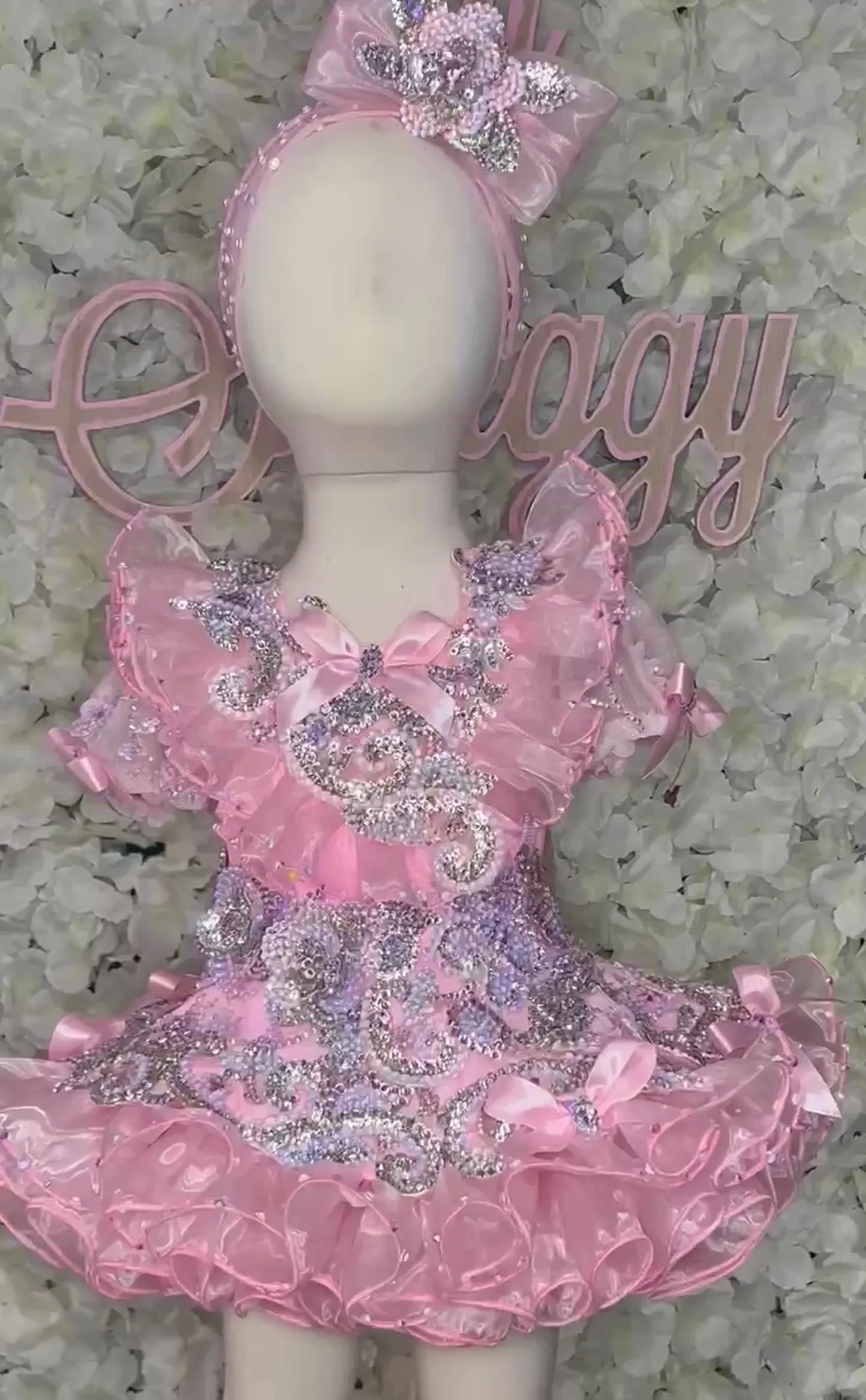 JB- “Precious” 6/12 GLITZ DRESS