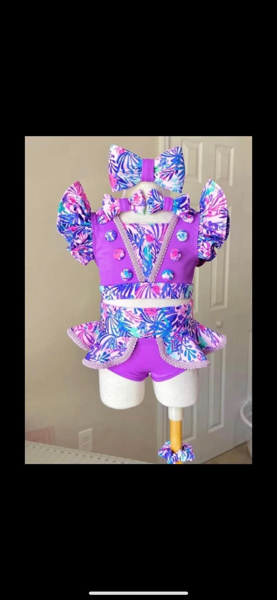 AM- Lily Purple Dollhouse Swim 6/18