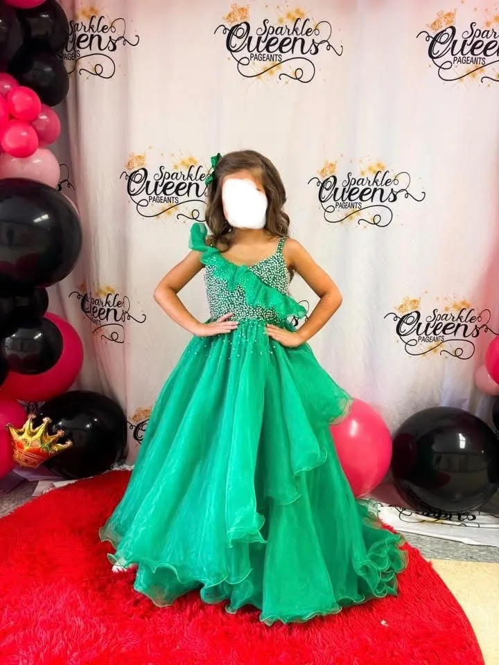 BU- Size 4 Green Long Gown