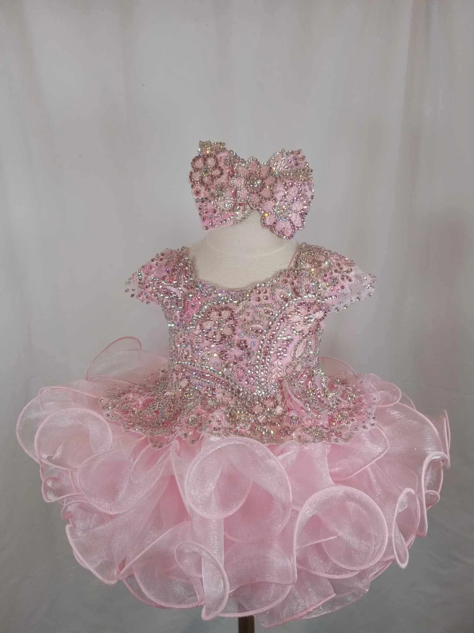 JB- “Angel” Glitz Dress (6/12M)