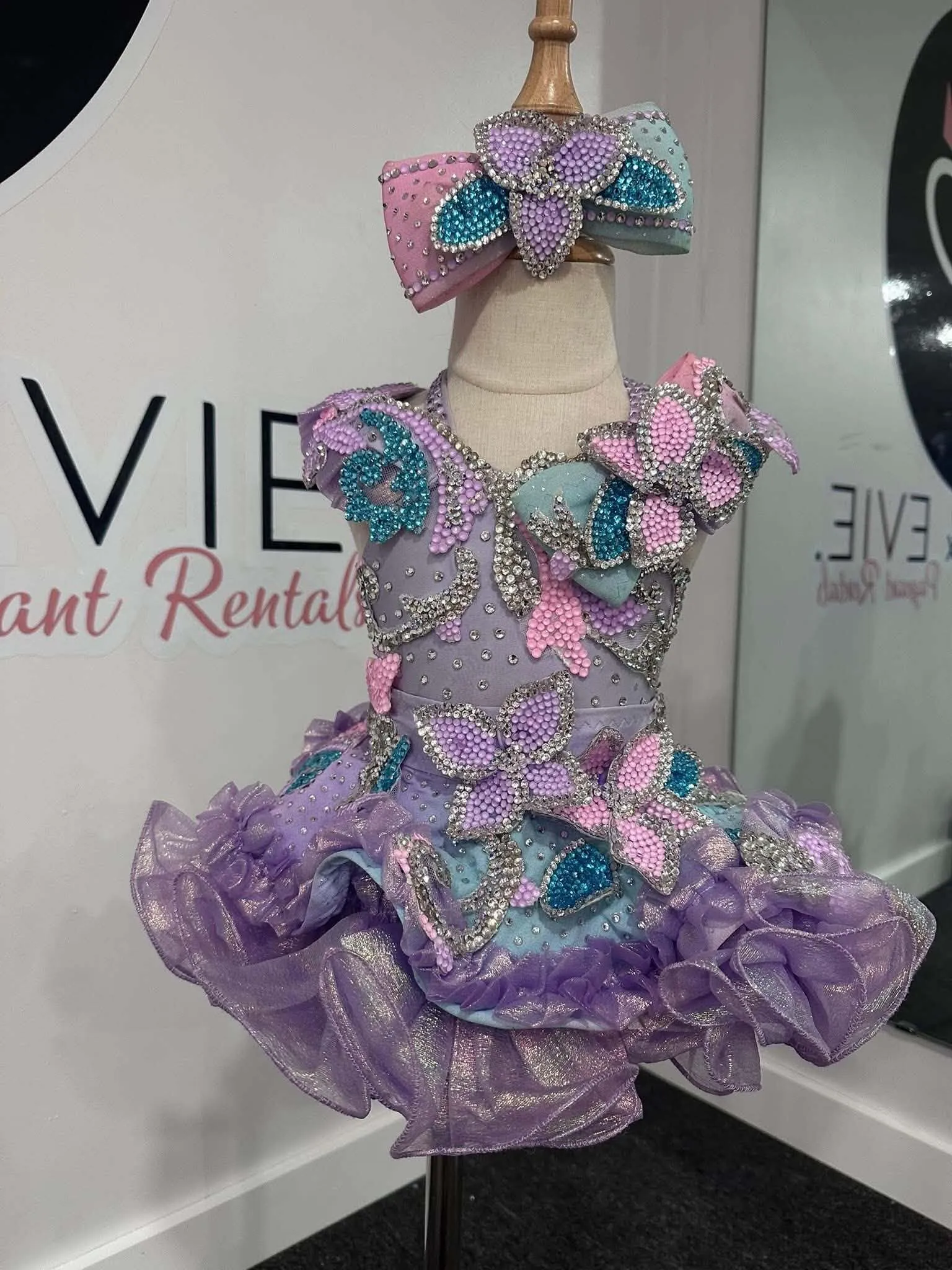 H- 6/18-12/2 Purple Shuggy Glitz Dress