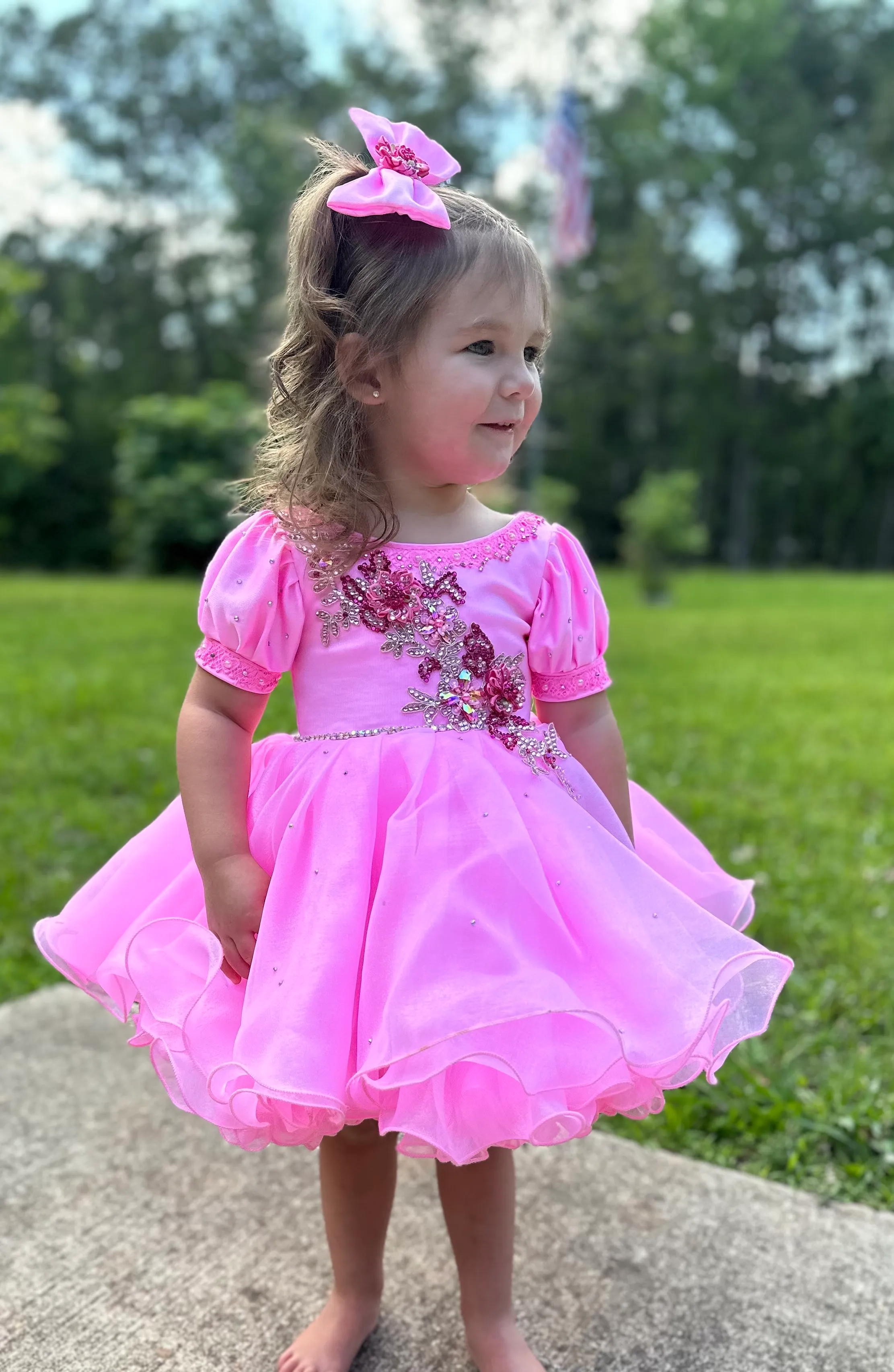 BU - Olivia Myers Pink Semi Glitz (18/3)