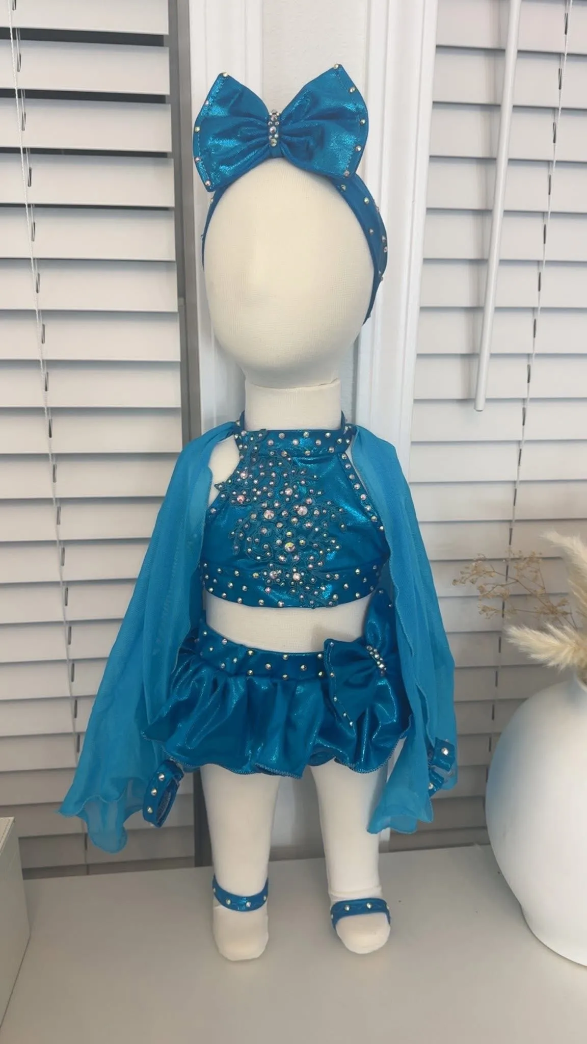 JB- Bleu – Blue Glitz Swimwear (6/12 to 12/2T)