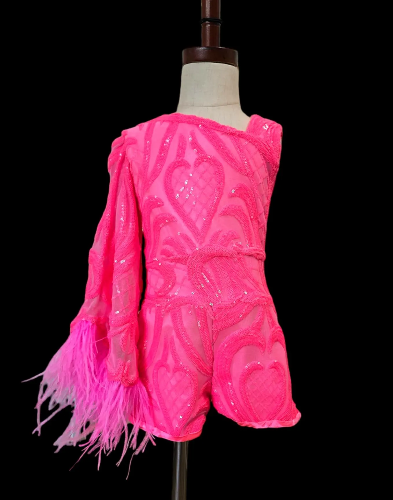 AM- Pink Hearts fun fashion 2/4 