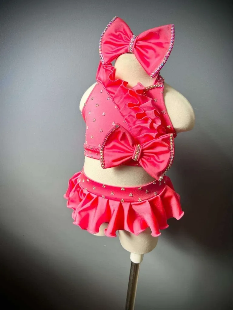 AM- Boo Bear Pink Baby Glitz Swim 18/3