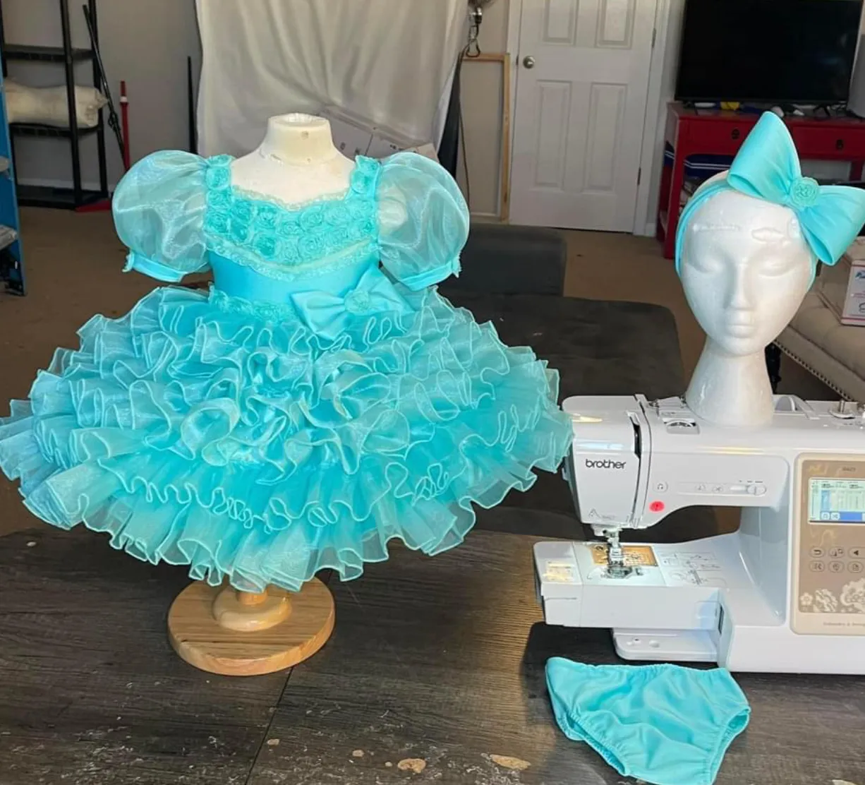 12/2 Natural turquoise dress