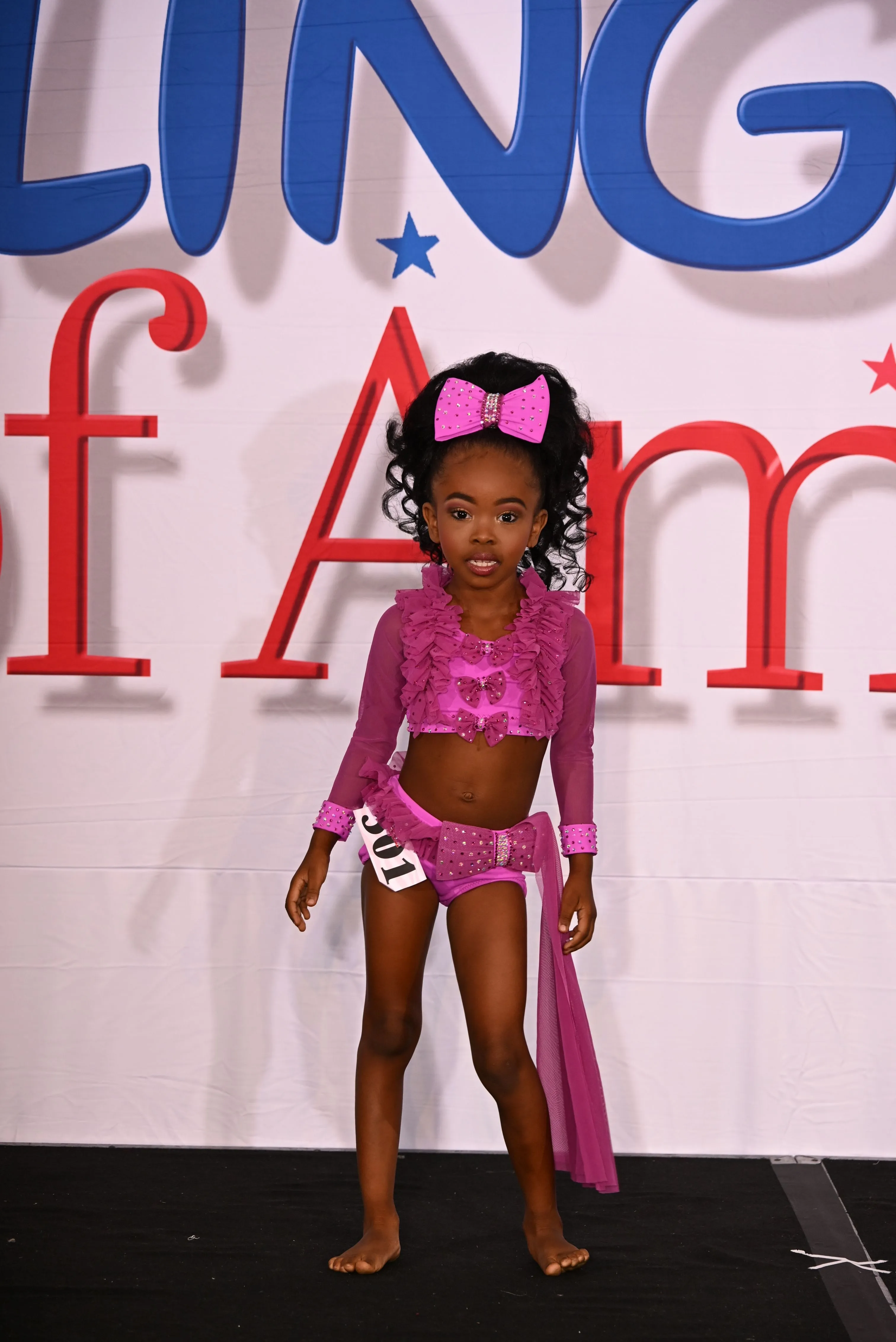 Asia Lewis Glitz swim 3/5 