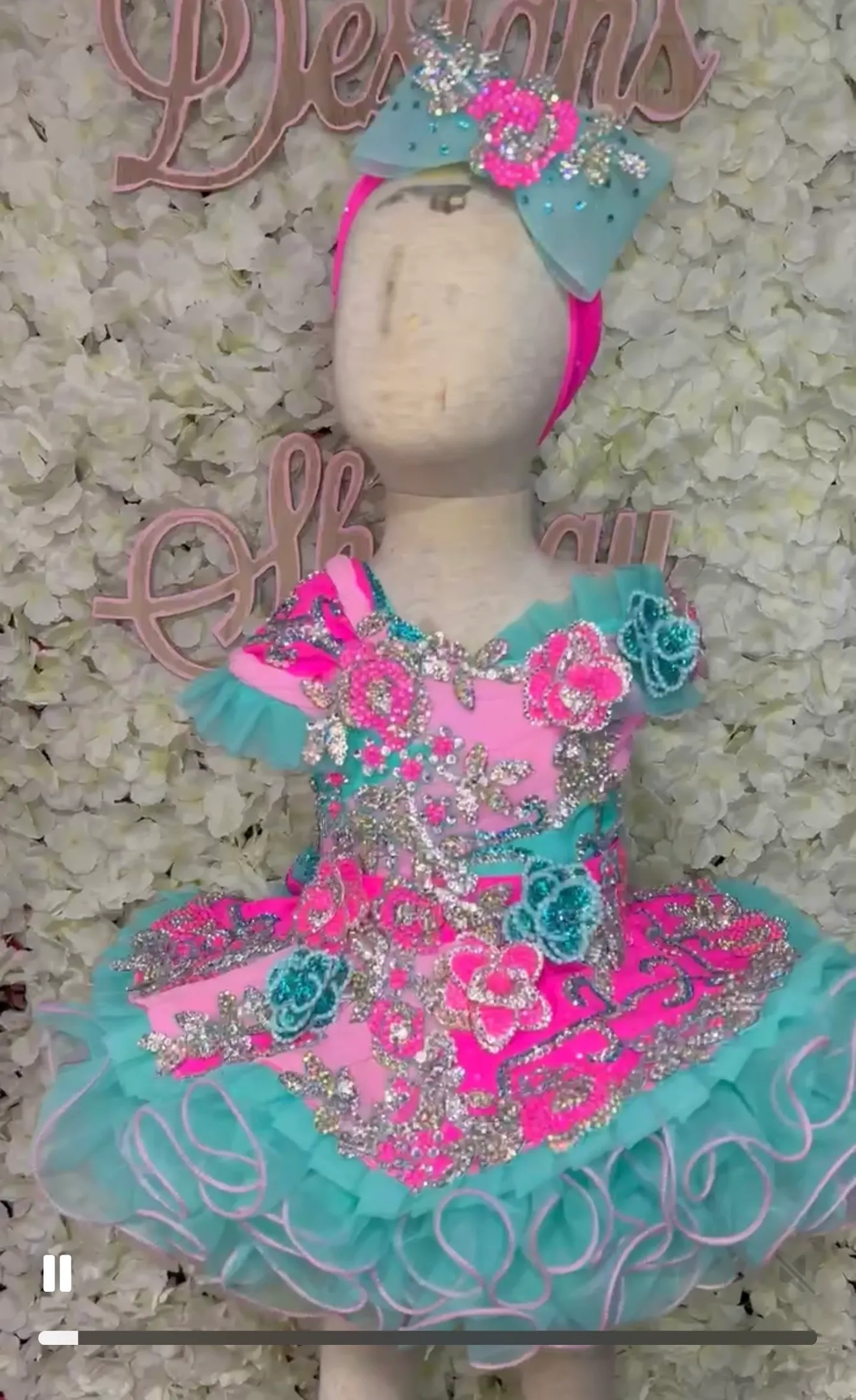 12/2- small 18/3 Seafoam/Pink Shuggy