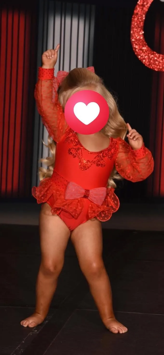 99.A Red Glitz Swim 18/3