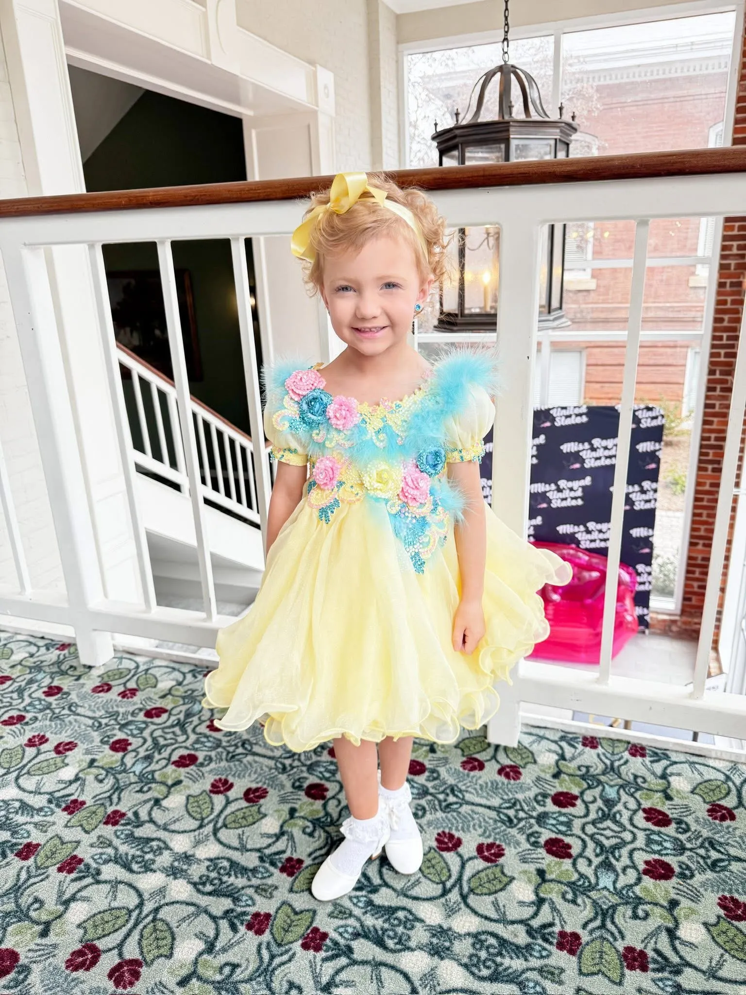 TT- 2/4 Yellow Glitzy Belle Babydoll