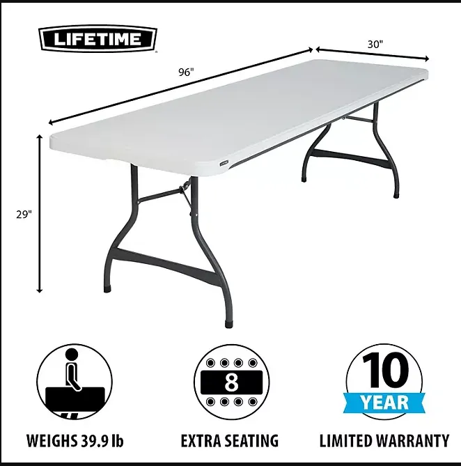 8ft Table