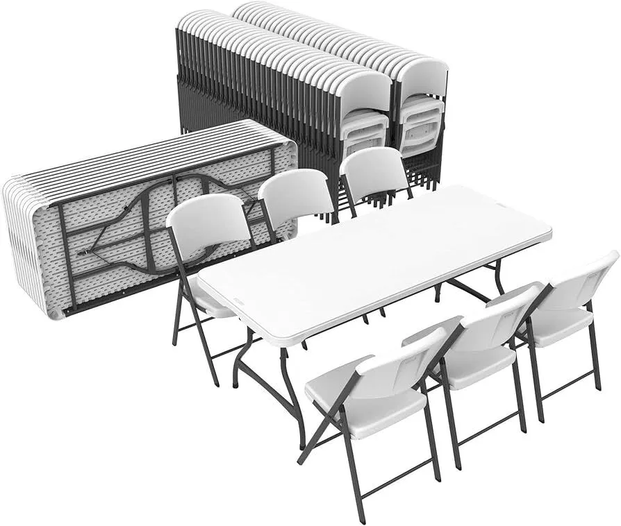 Table(6ft) and Chair Bundle