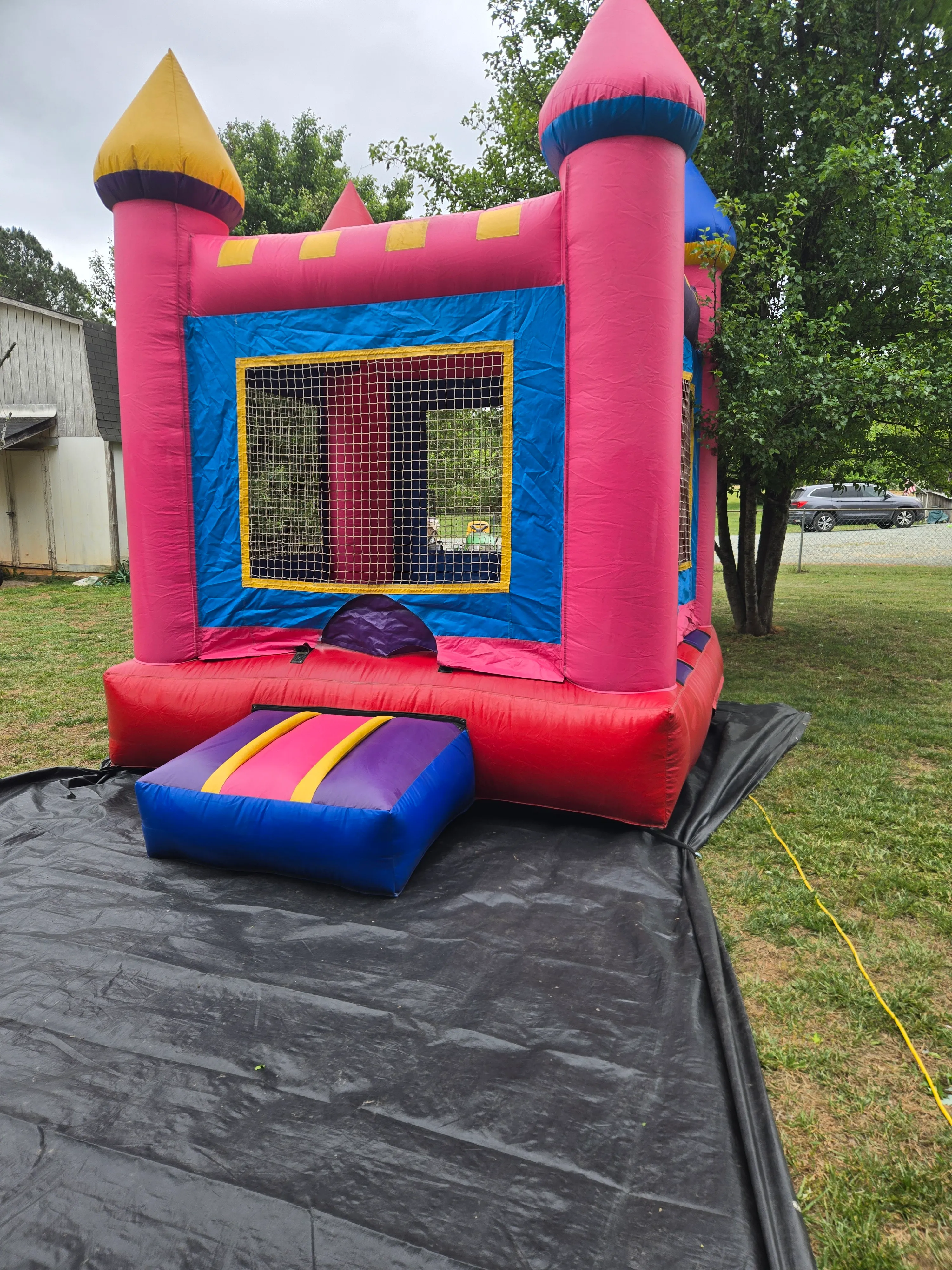 Pink Castle Bounce House