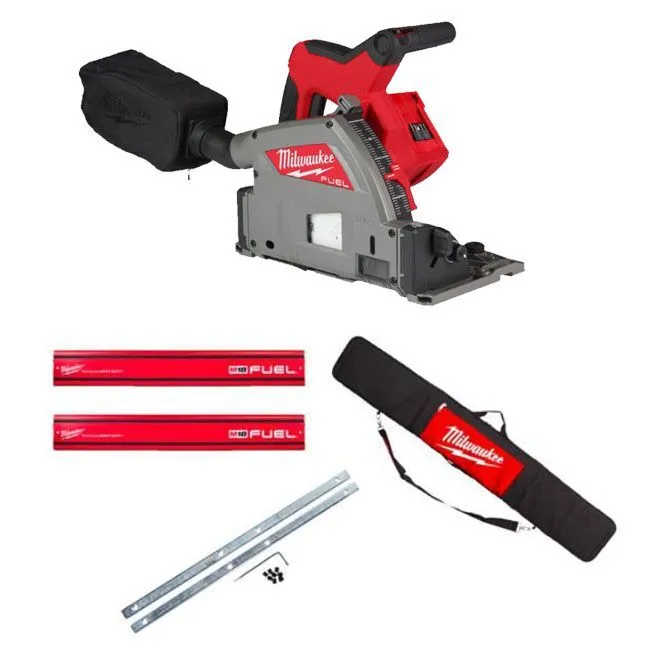 Milwaukee Plunge Saw + 2x 1.4m Guides