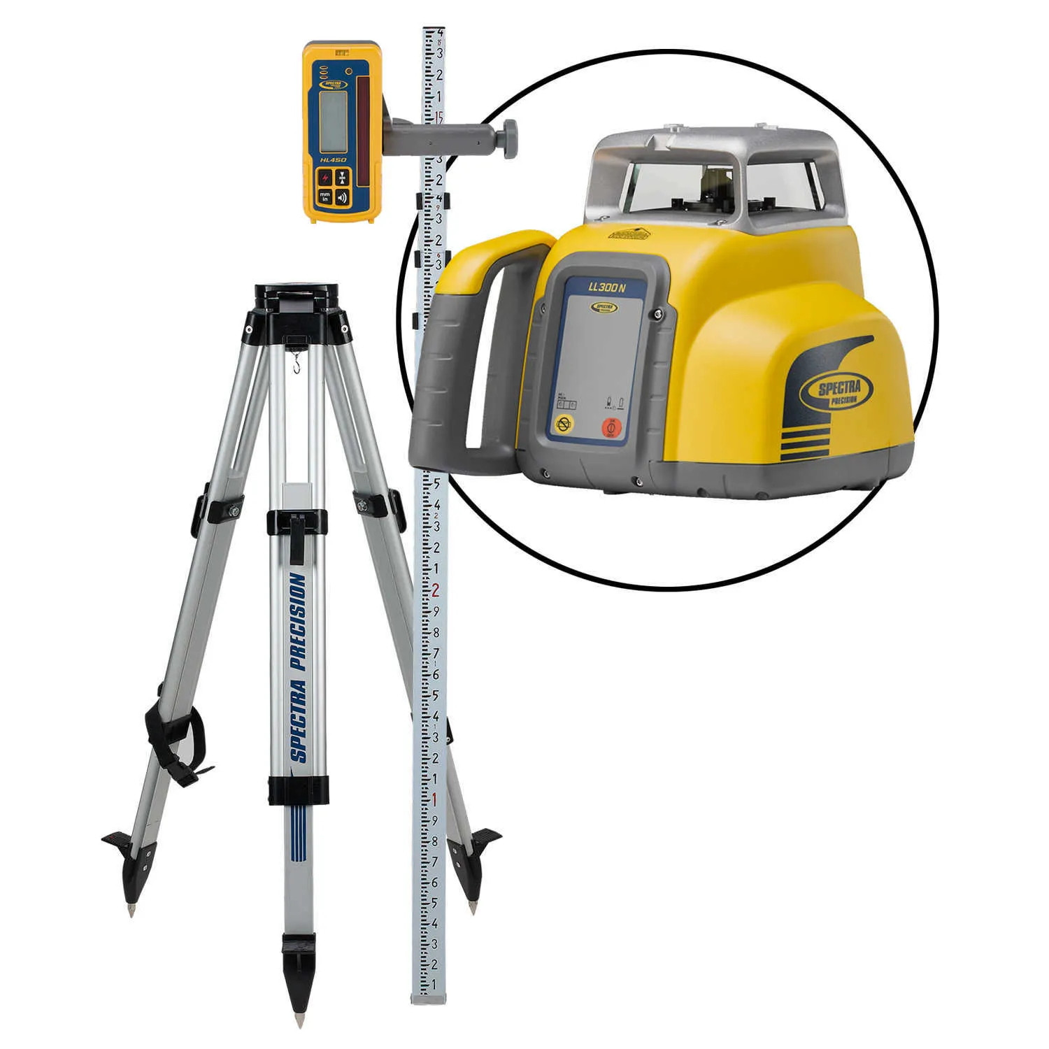 Spectra Precision Laser Level & Staff/Receiver