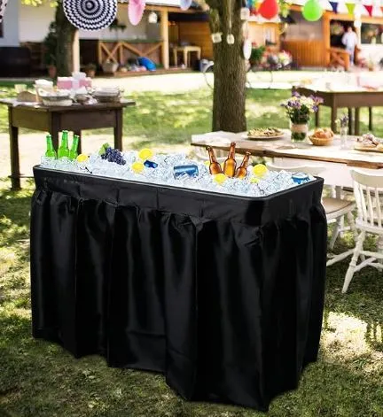 4 Foot Party Ice Cooler Folding Table