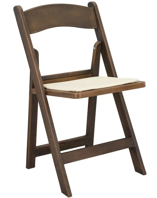 Woodgrain Folding Padded Chair