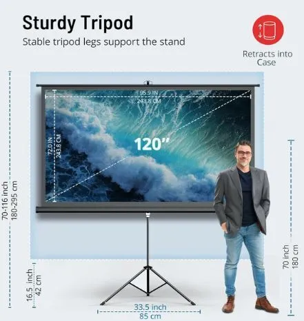 120" Projector Screen