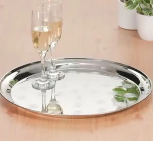 16-Inch, Stainless Steel Serving Platter