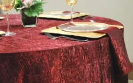 90"X90" Sq Crush Burgundy 