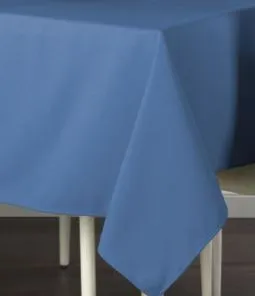 90" x 132" Poly Wedgewood