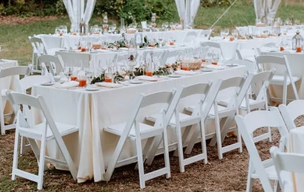 80 Guest Package - Wedding Reception - 8ft Tables