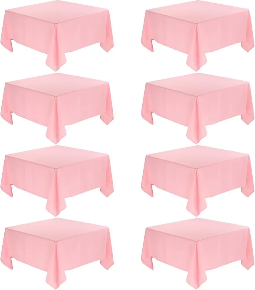 90 x 90 Square Poly Pink