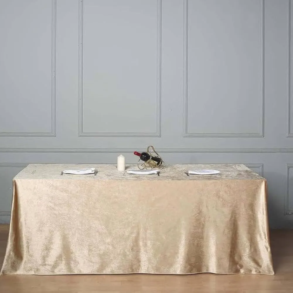 90" x 156" Banquet - Velvet Champagne