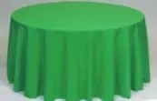 120" Round Tablecloth -Kelly Green