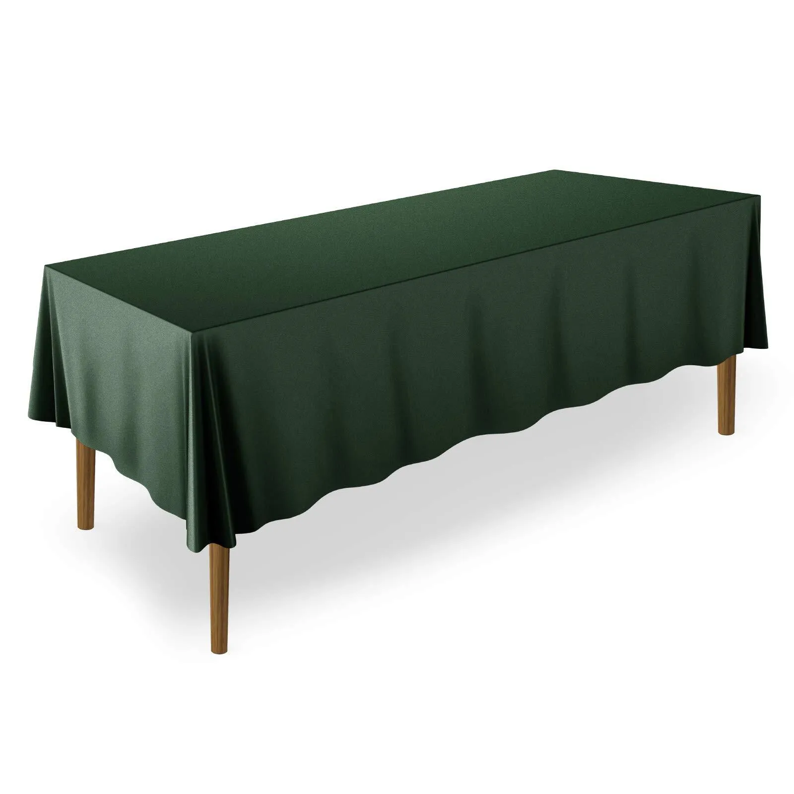 60"X120" Poly Tablecloth - Hunter Green